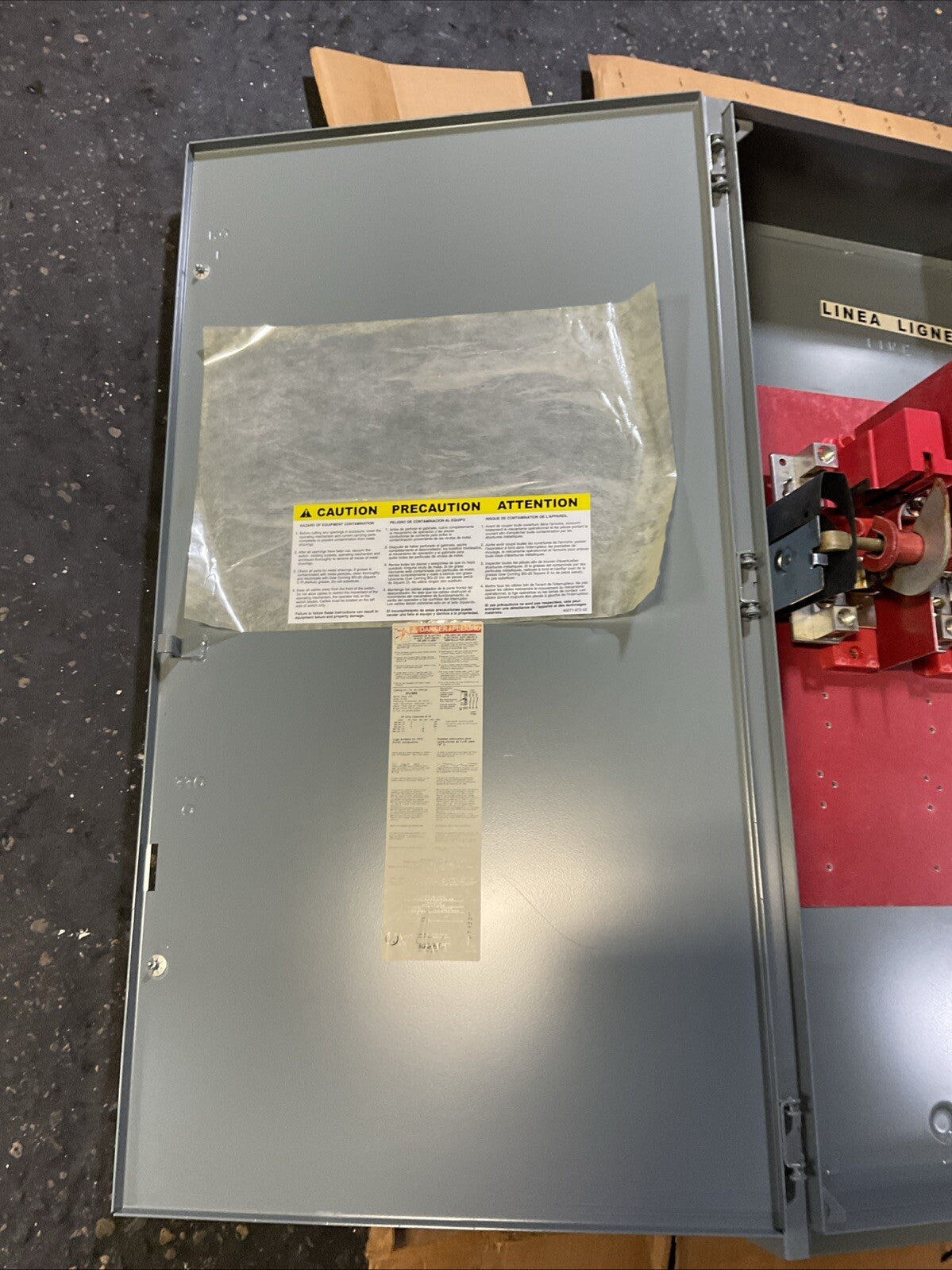 SQUARE D HU365 SER E04  NON FUSIBLE 400AMP 600VAC 3PH 350HP 600VDC 50HP