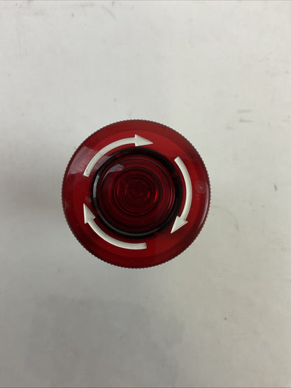 IDEC AVLW49902D-R-24V RED ILLUMINATED TWIST PUSH BUTTON EMERGENCY STOP
