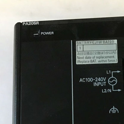 OMRON CJ1W-PA205R POWER SUPPLY UNIT 100-240VAC