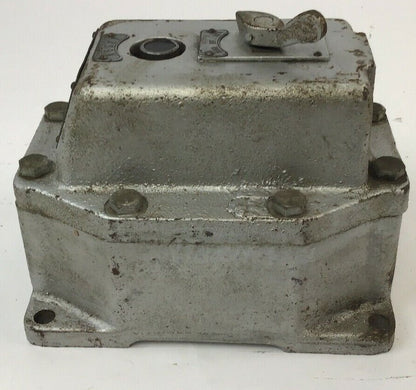 WESTINGHOUSE TYPE HDCE PUSHBUTTON STATION 16321-61 CLASS 15-010 600VOLTS