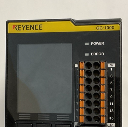 KEYENCE GC-1000 MAIN SAFETY CONTROLLER 24VDC