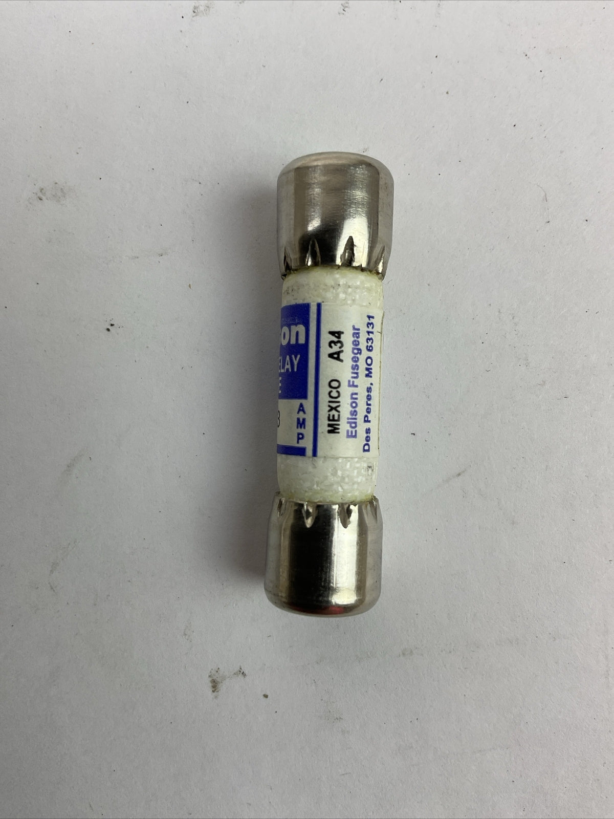 EDISON MEQ3 TIME-DELAY FUSE 500VAC 3AMP (LOT OF 6)