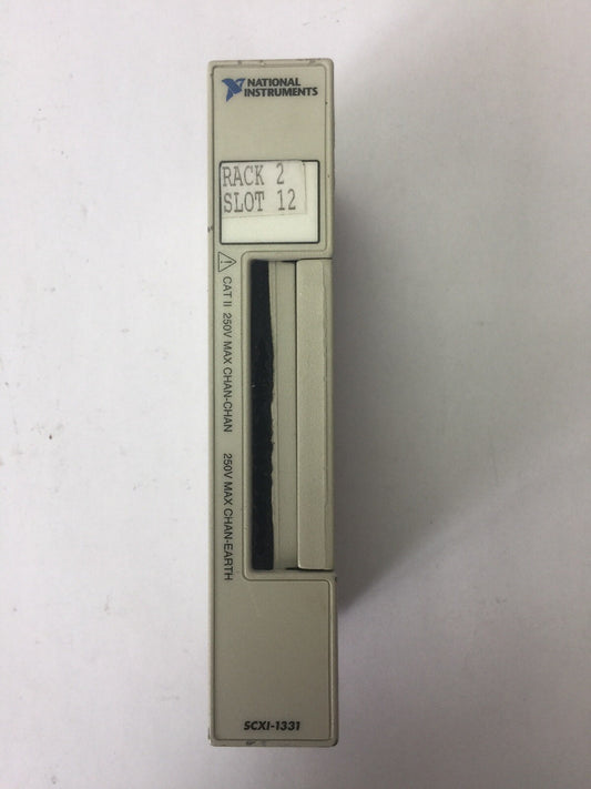 NATIONAL INSTRUMENTS SCXI-1331 250V REV 2.1