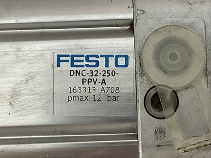 FESTO DNC-32-250-PPV-A CYLINDER  pmax. 12 bar