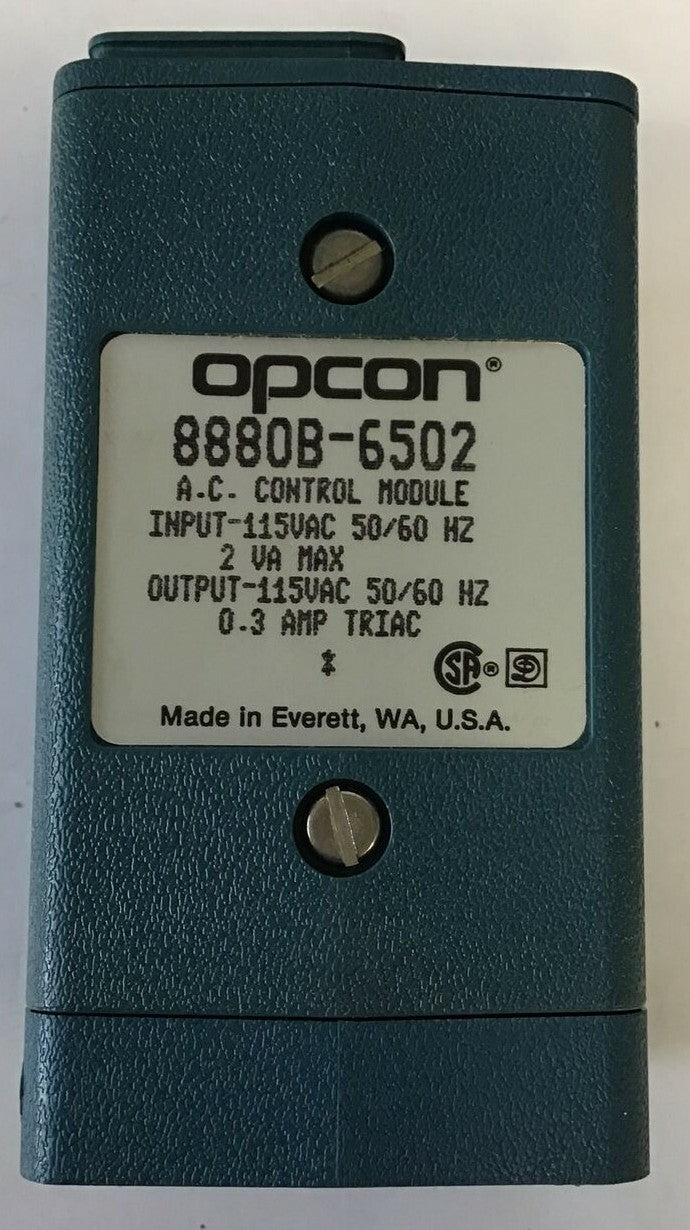 OPCON 8880B-6502 A.C. CONTROL MODULE 115VAC 50/60HZ