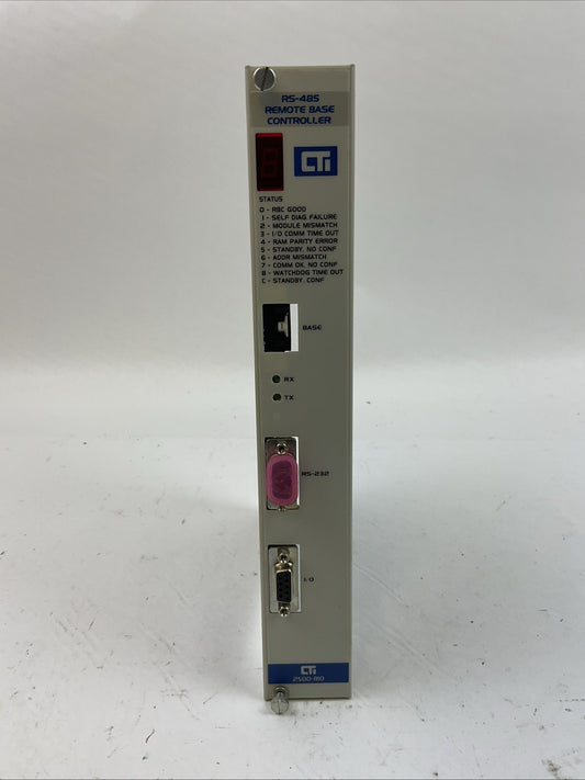CONTROL TECHNOLOGY INC 901E-2500-RIO RS-485 REMOTE BASE CONTROLLER