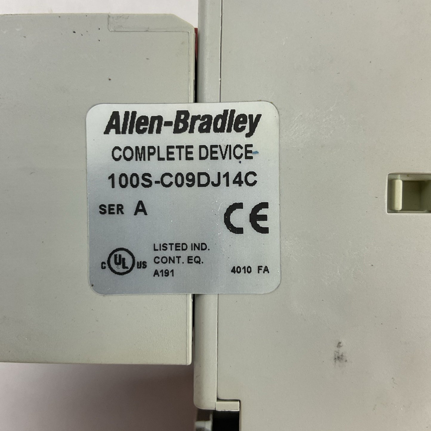 ALLEN BRADLEY STARTER (100S-C09DJ14C (100-C09D*10 +100S-F) + 193-EECB 1.0-5.0A)