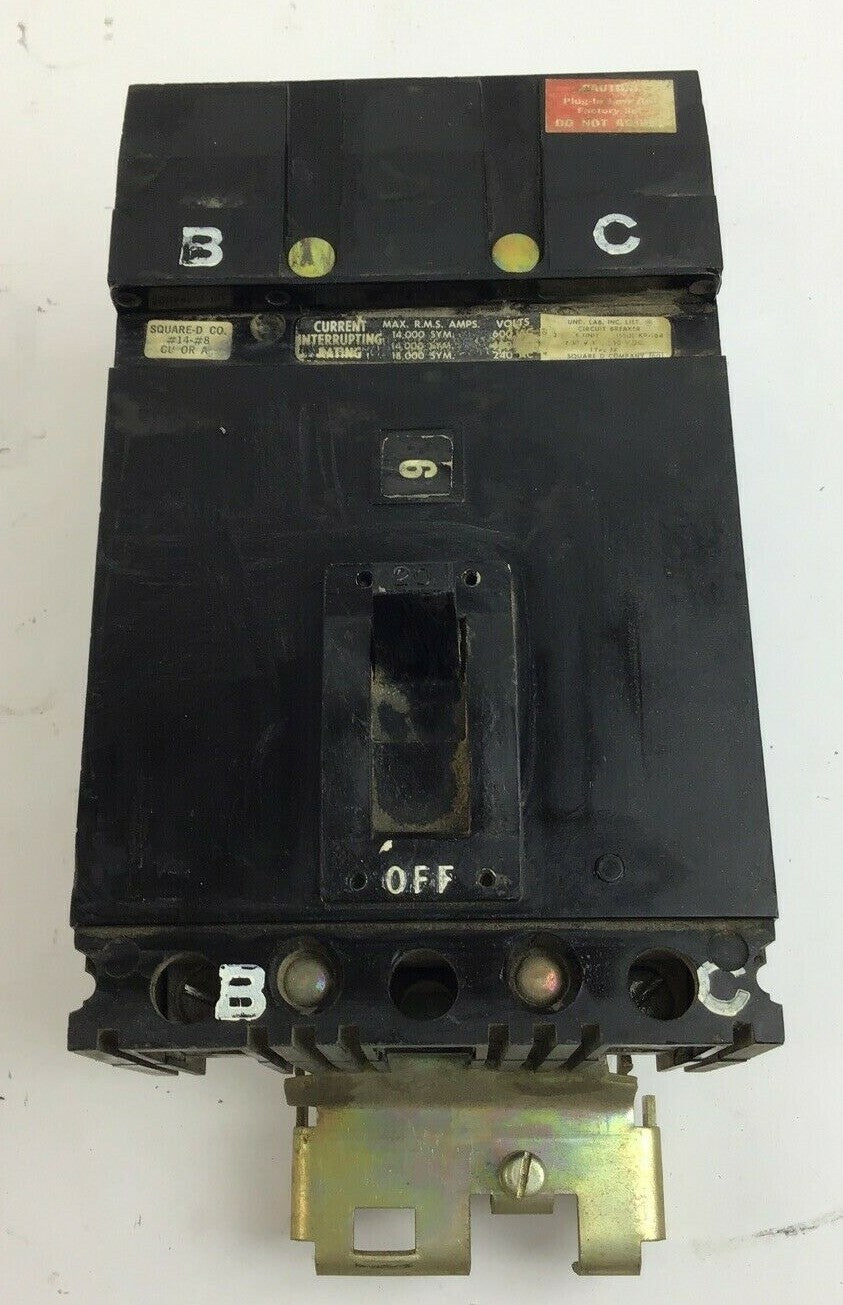 SQUARE D FA26020BC CIRCUIT BREAKER 20A 2POLE 600VAC 250VDC