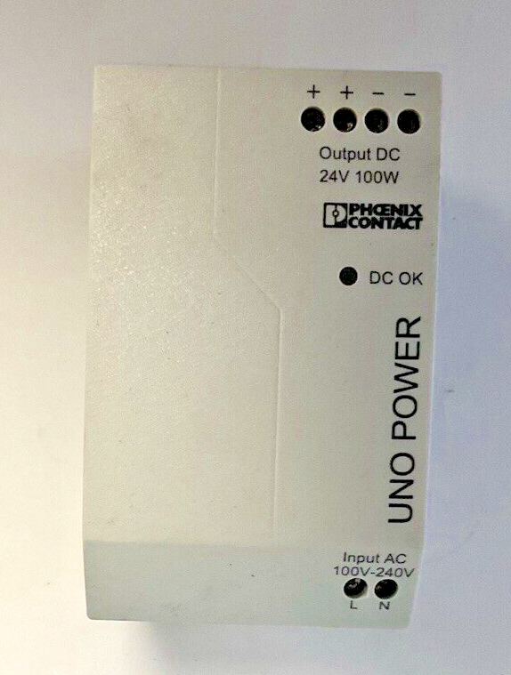 PHOENIX CONTACT UNO-PS/1AC/24DC/100W UNO POWER SUPPLY 240VAC 50/60HZ