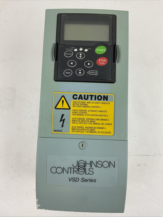 JOHNSON CONTROLS VS007410A-N0000 VARIABLE SPEED DRIVE OPTA2 OPTA9 CIRCUIT BOARD