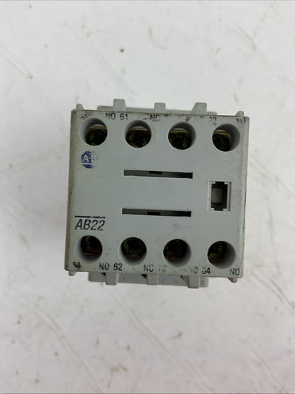 ALLEN BRADLEY 100-C37*00 SER C CONTACTOR 600VAC 60A COIL 120V 100-F 100-FSV136
