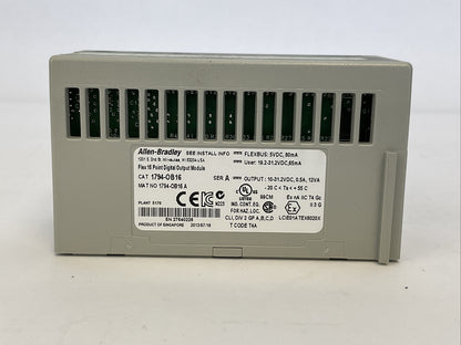 ALLEN BRADLEY 1794-OB16 SER A FLEX 16 POINT DIGITAL OUTPUT MODULE
