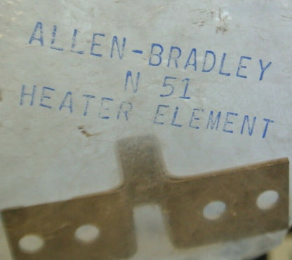 LOT of 2 / ALLEN-BRADLEY N51 THERMAL OVERLOAD HEATER ELEMENT / NEW SURPLUIS