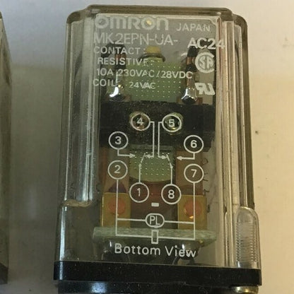 OMRON MK2EPN-UA-AC24 RELAY 10A 230VAC/28VDC ***LOTOF2***