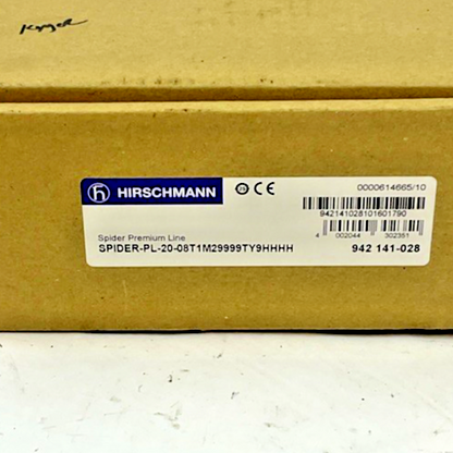 HIRSCHMANN SPIDER-PL-20-08T1M29999TY9HHHH ETHERNET SWITCH