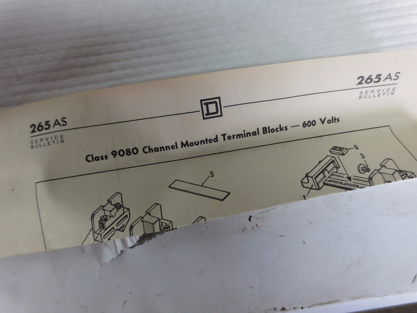 SQUARE D 9080 KC-1 TERMINAL BLOCK SECTIONS 600V - NEW SURPLUS - LOT of 16