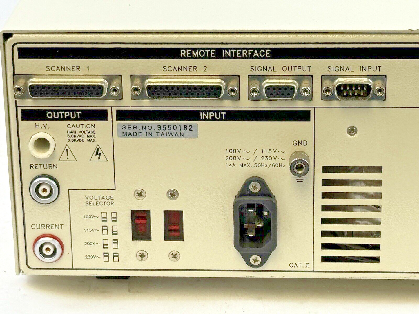 ASSOCIATED RESEARCH INC. - 7704 - HYPOT MAX-500VA ELEC. SFTY COMPLIANCE ANALYZER
