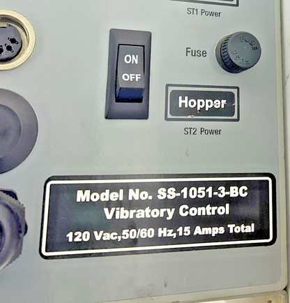 TS ENGINEERING SS-1051-3-BC SMART SYSTEM CONTROL 120V 50/60HZ VIBRATORY CONTROL