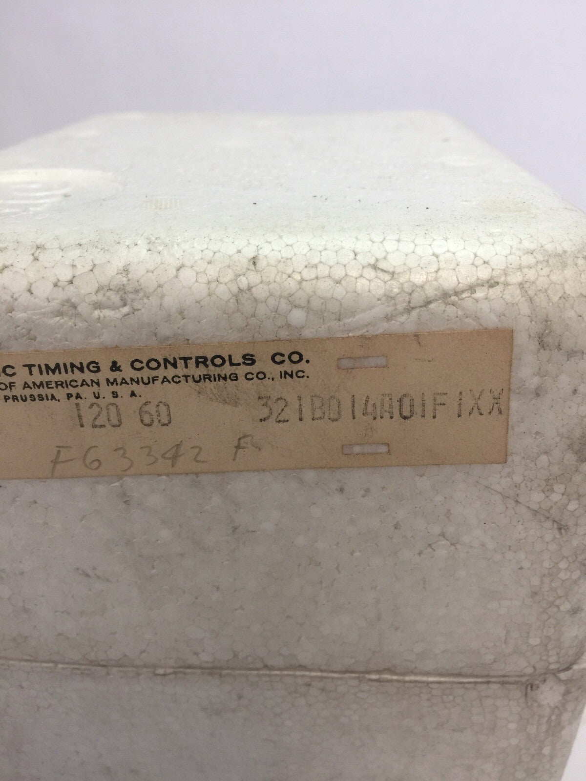 ATC 321B014A01F1XX TIME DELAY RELAY 120V 60HZ 0-10 MIN 115VAC 10A 230VAC 5A