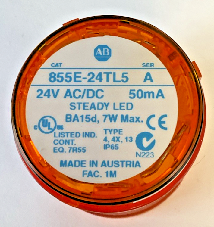 ALLEN BRADLEY 855E-24TL5 STEADY LED 7W SER.A