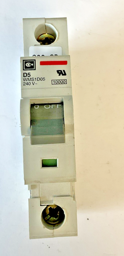 CUTLER HAMMER WMS1D06 CIRCUIT BREAKER 240VAC D5 ***LOTOF3***