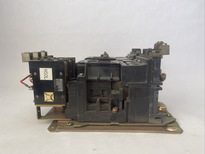 ALLEN BRADLEY 505-DOD-7 SIZE 3 REVERSING STARTER 90A 600VAC 50HP COIL 115-120V