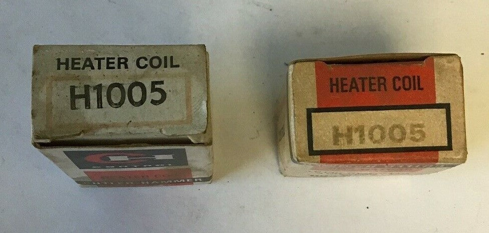 CUTLER HAMMER H1005 ADJ. OVERLOAD RELAY HEATER COIL***LOTOF2***