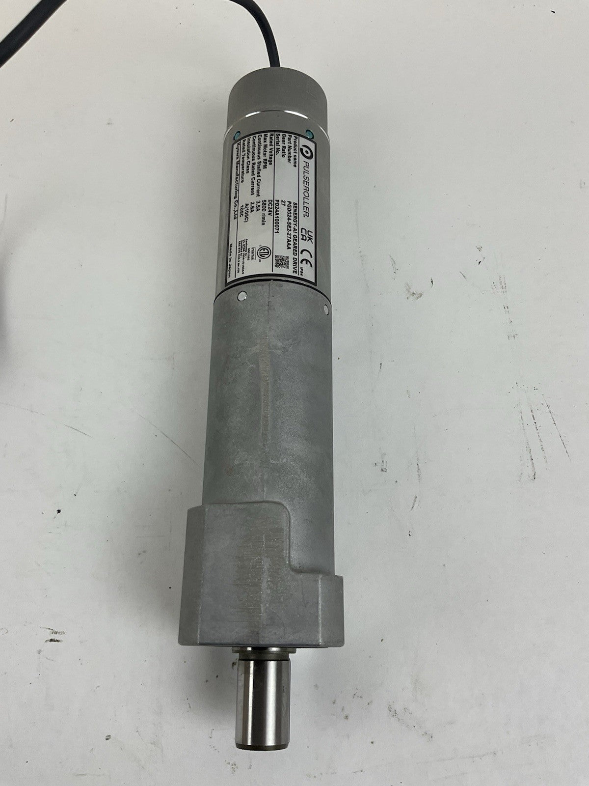 PULSEROLLER PGD024-SE2-27AAA 24V DC MOTORIZED CONVEYOR ROLLER MOTOR