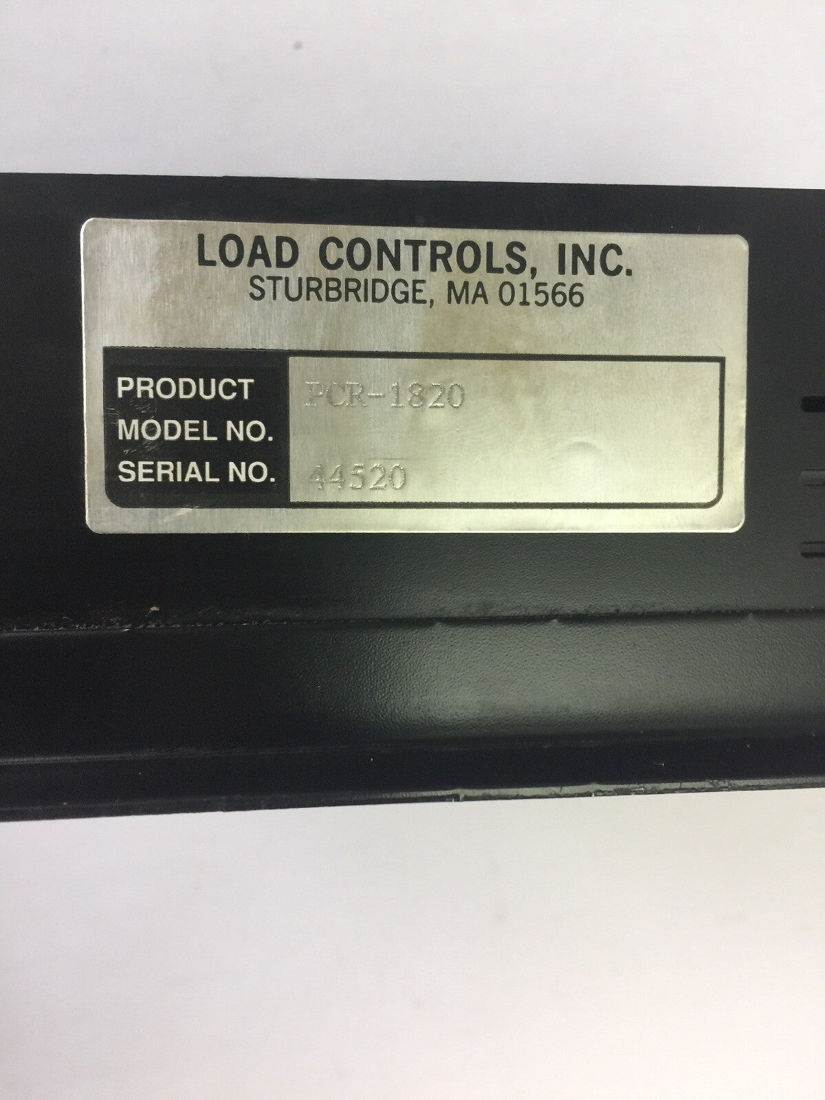 LOAD CONTROLS PCR-1820 COMPENSATER MOTOR LOAD CONTROL