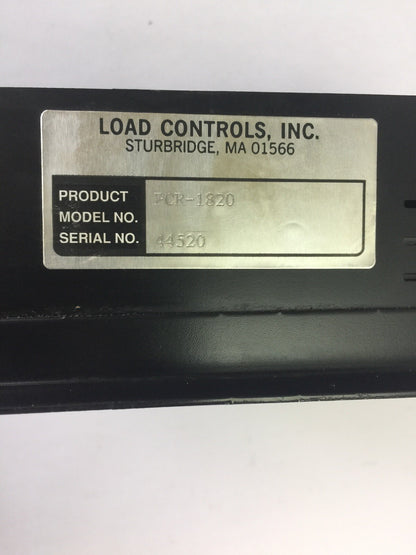 LOAD CONTROLS PCR-1820 COMPENSATER MOTOR LOAD CONTROL