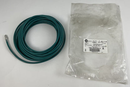 ALLEN BRADLEY 1585J-M4HBJM-15 ETHERNET MEDIA CABLE RJ45 PATCH CORD SER.A 15M