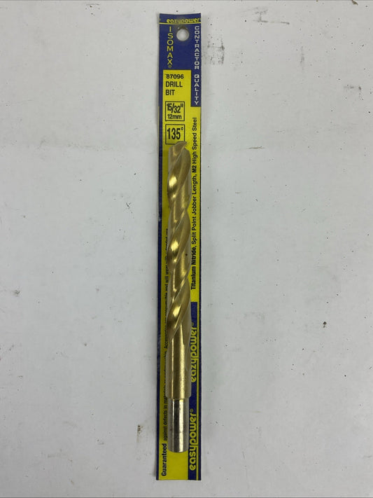 EAZYPOWER 87096 15/32" 12mm 135° ISOMAX DRILL BIT CONTRACTOR QUALITY