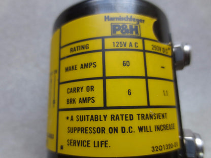P&H HARNISHFEGER 100E 2397-2 SINGLE SPEED PUSH BUTTON - 100E2397-2
