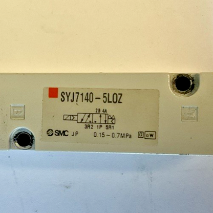 SMC SYJ7140-5LOZ SOLENOID VALVE 0.15-0.7MPa