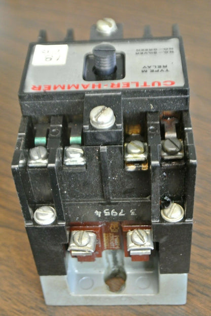 LOT of 3 / CUTLER-HAMMER D23MB / TYPE M RELAY / 110-120V COIL
