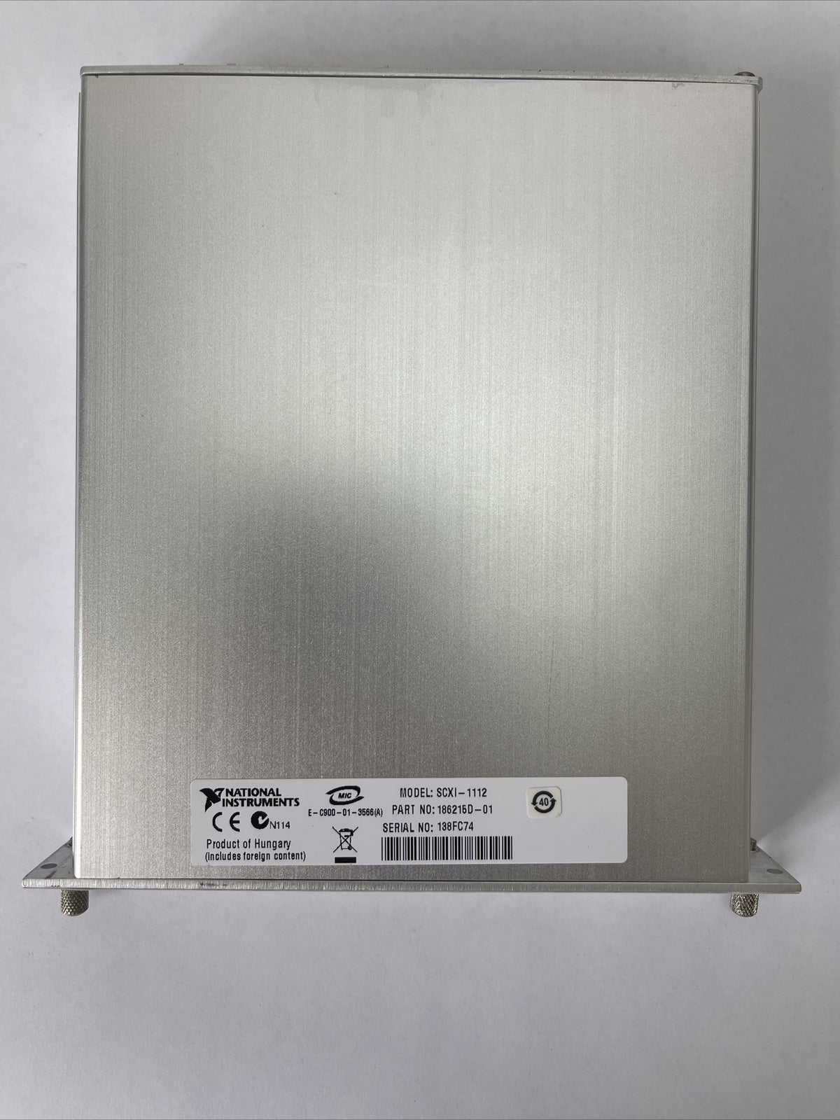 NATIONAL INSTRUMENTS SCXI-1112 8-CHANNEL THEMOCOUPLE AMPLIFIER 42V