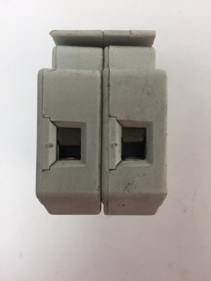 FERRAZ SHAWMUT USCC2 FUSE HOLDER 600V 30A WITH ATDR8 FUSES 8A 600VAC
