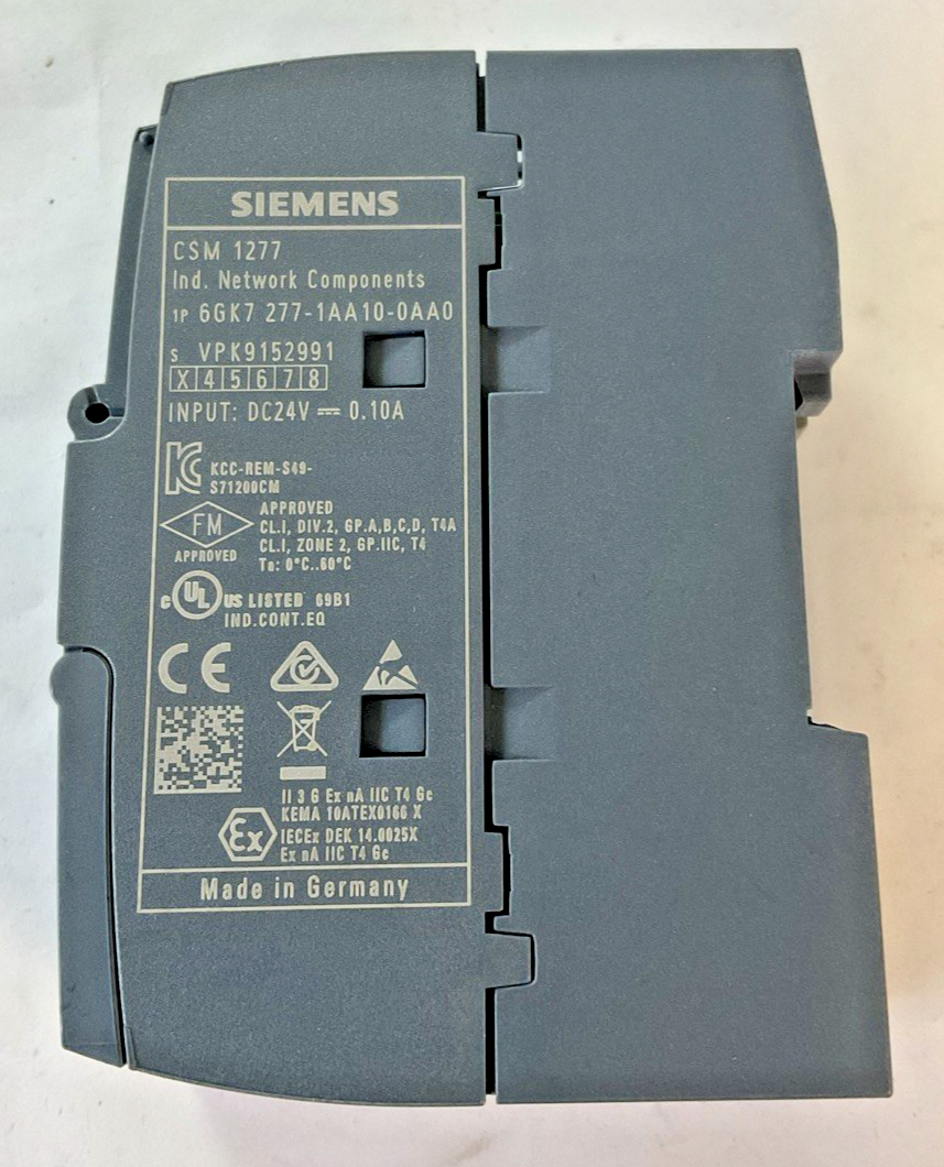 SIEMENS CSM1277 COMMUNICATION MODULE 24VDC 0.10A