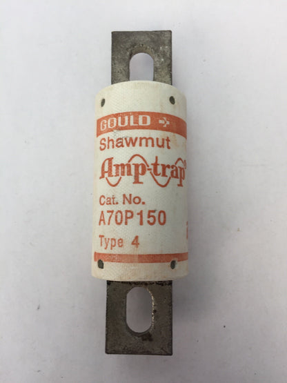 GOULD SHAWMUT AMPTRAP A70P150 FUSE 150 AMP 700 VOLTS TYPE 4