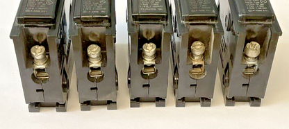 CUTLER HAMMER BR120(2x),BR140(2X),BR150(1X) CIRCUIT BREAKER 120/240VAC**LOTOF5**