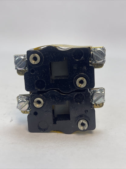 REES 40703C CONTACT BLOCK 600VAC 250VDC HEAVY DUTY (LOT OF 10) 40709-000
