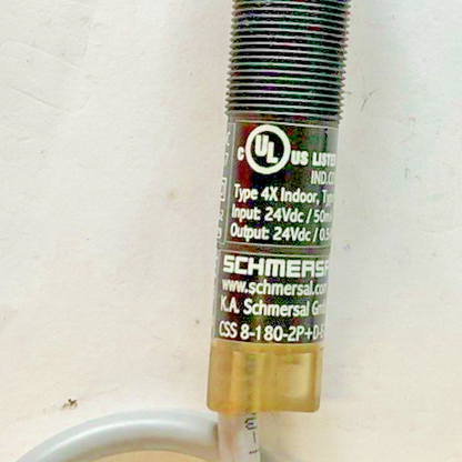 SCHMERSAL CSS 8-180-2P+D-E-L SENSOR 24VDC 50MA 0.5A
