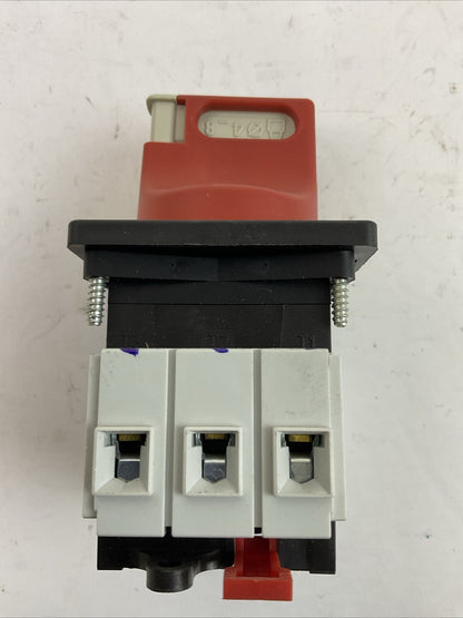 SCHNEIDER ELECTRIC 3R1101 V0 DISCONNECT SWITCH 600VAC 25A 3PH 3POLE 10HP