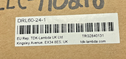 TDK-LAMBDA DRL60-24-1 POWER SUPPLY MODULE 240VAC 28VDC 50/60HZ 60W