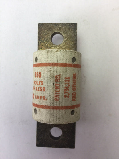 SHAWMUT AMPTRAP A25X80 FUSE 80 AMP 250VAC TYPE 4 FORM 101