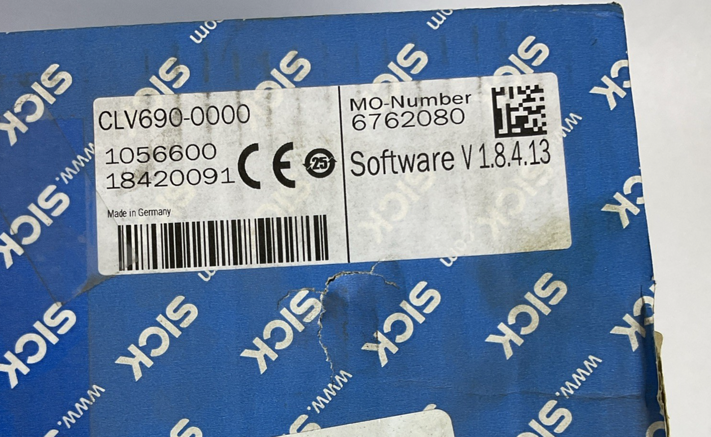 SICK CLV690-0000 BARCODE SCANNER 1056600 30VDC 15W