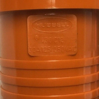 HUBBELL 430C12 PIN&SLEEVE  30AMP 125/250V 3POLE 4-WIRE GROUNDING