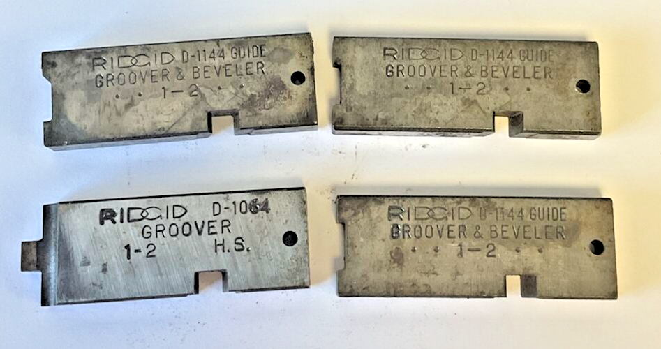 RIDGID D-1144 GUIDE GROOVER & BEVELER 1-2