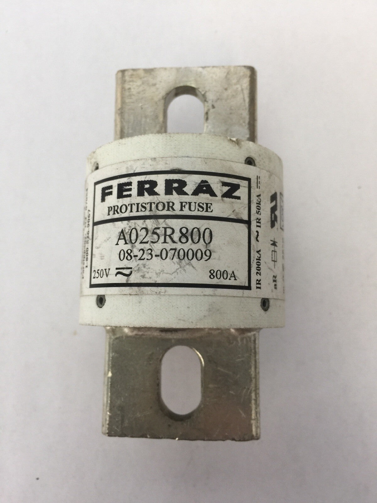 FERRAZ A025R800 PROTISTOR FUSE 250VAC 800A (LOT OF 3)