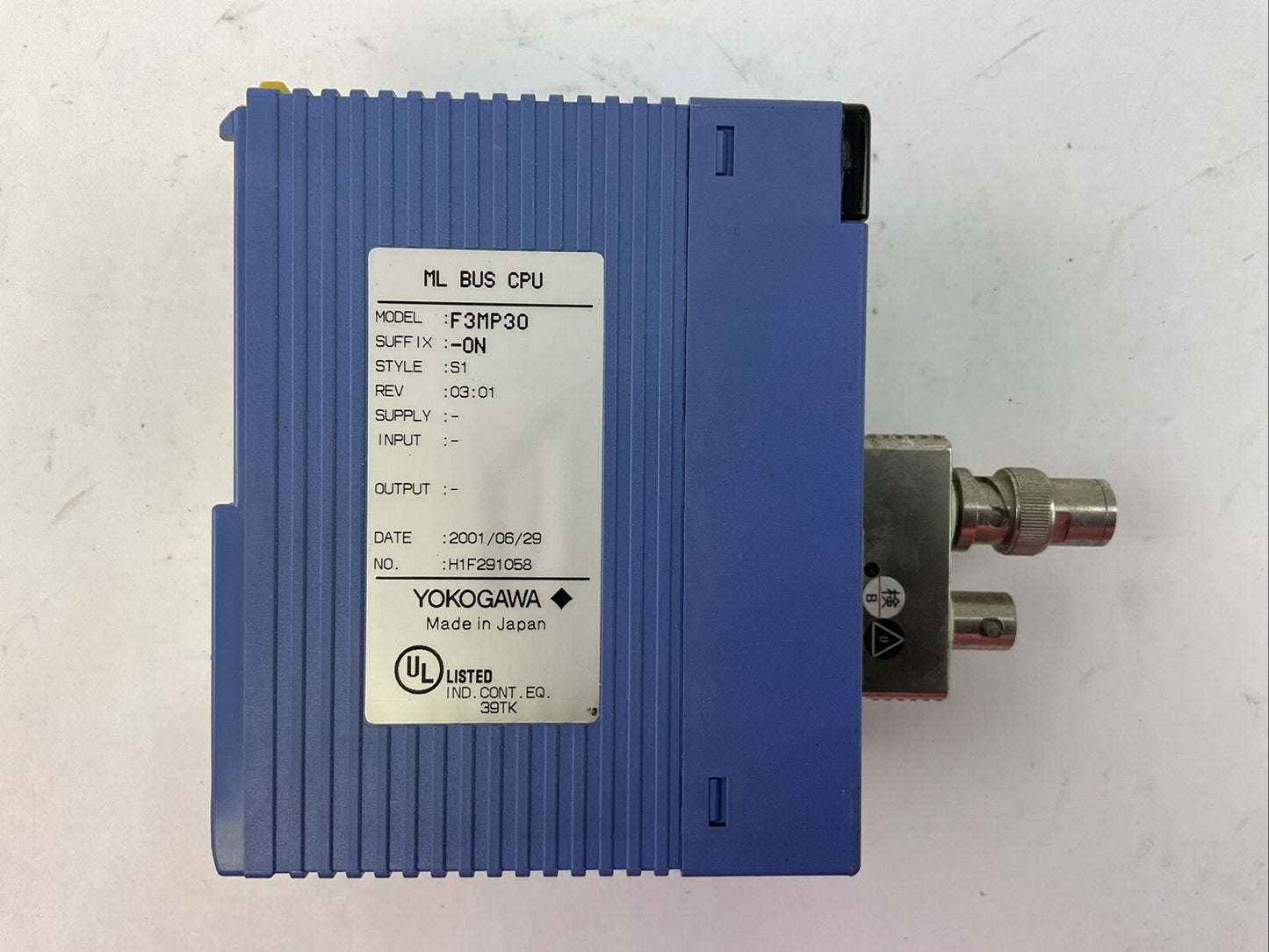 YOKOGAWA F3MP30-0N ML BUS CPU MODULE